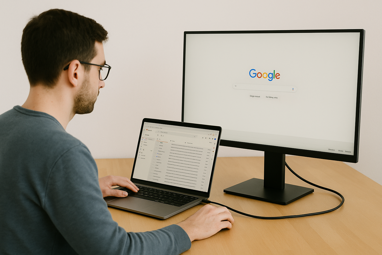 Hoe sluit je je laptop aan op een monitor?