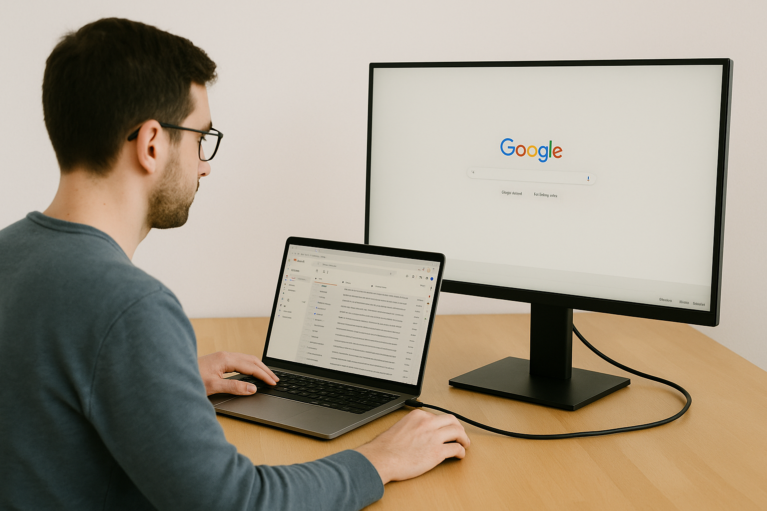 Hoe sluit je je laptop aan op een monitor?