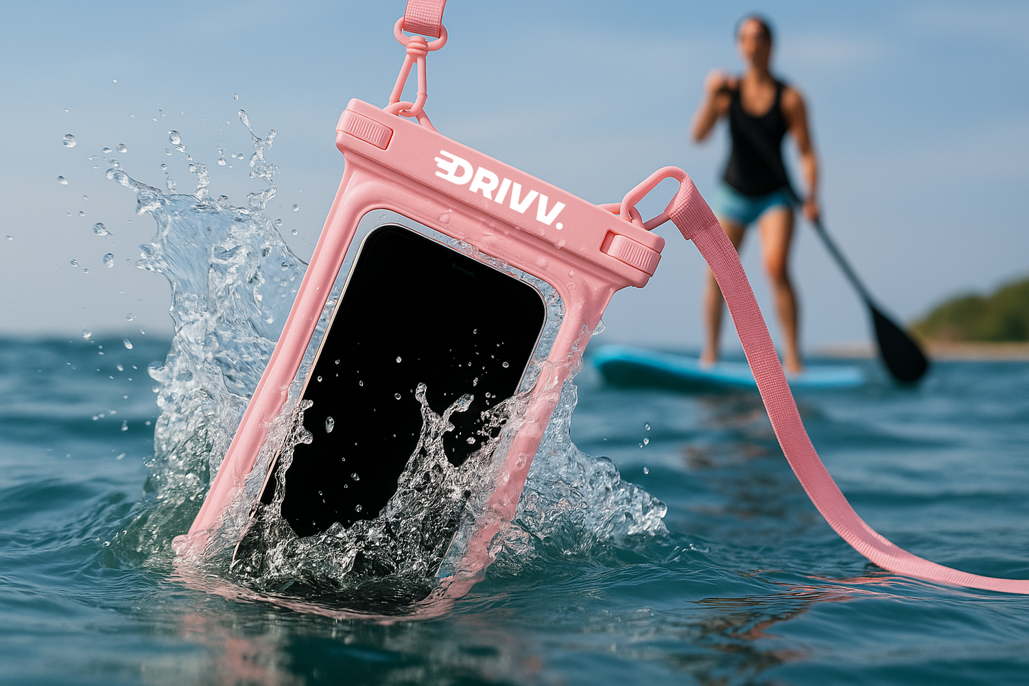 Hoe werkt een waterdicht telefoonhoesje?