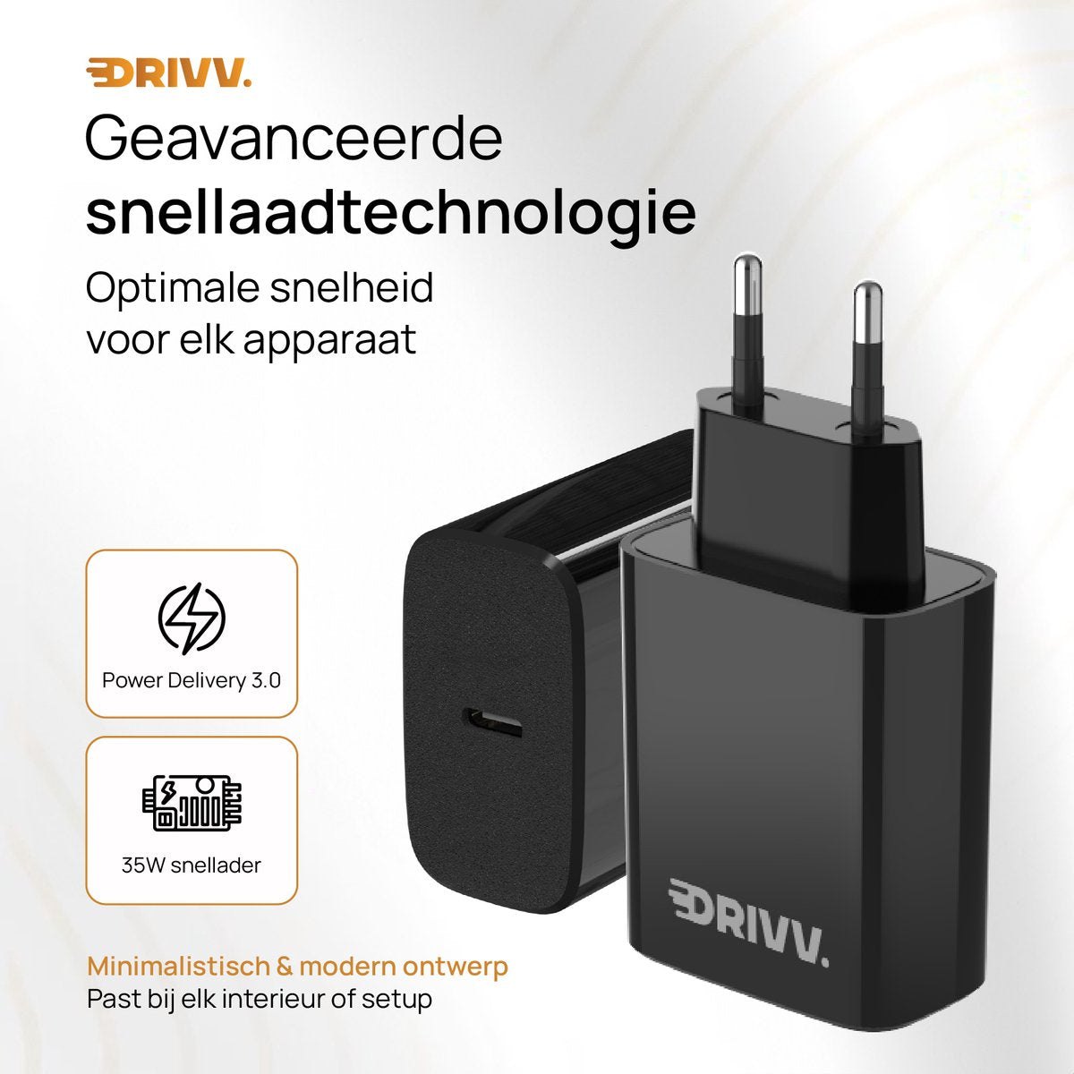 USB C Oplader 35W – Snelladen met Power Delivery