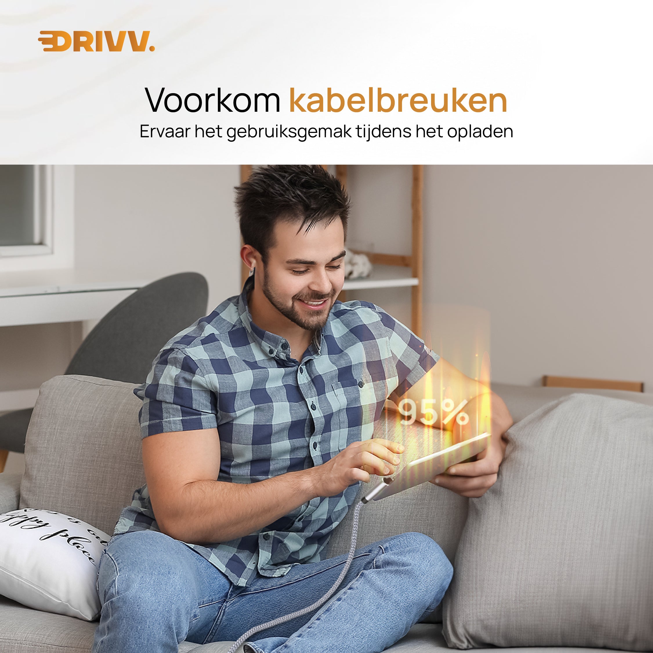 USB naar USB C Kabel Haaks