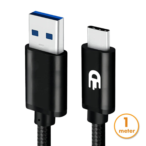 USB A naar USB C Kabel – Snel opladen en dataoverdracht - 1 meter