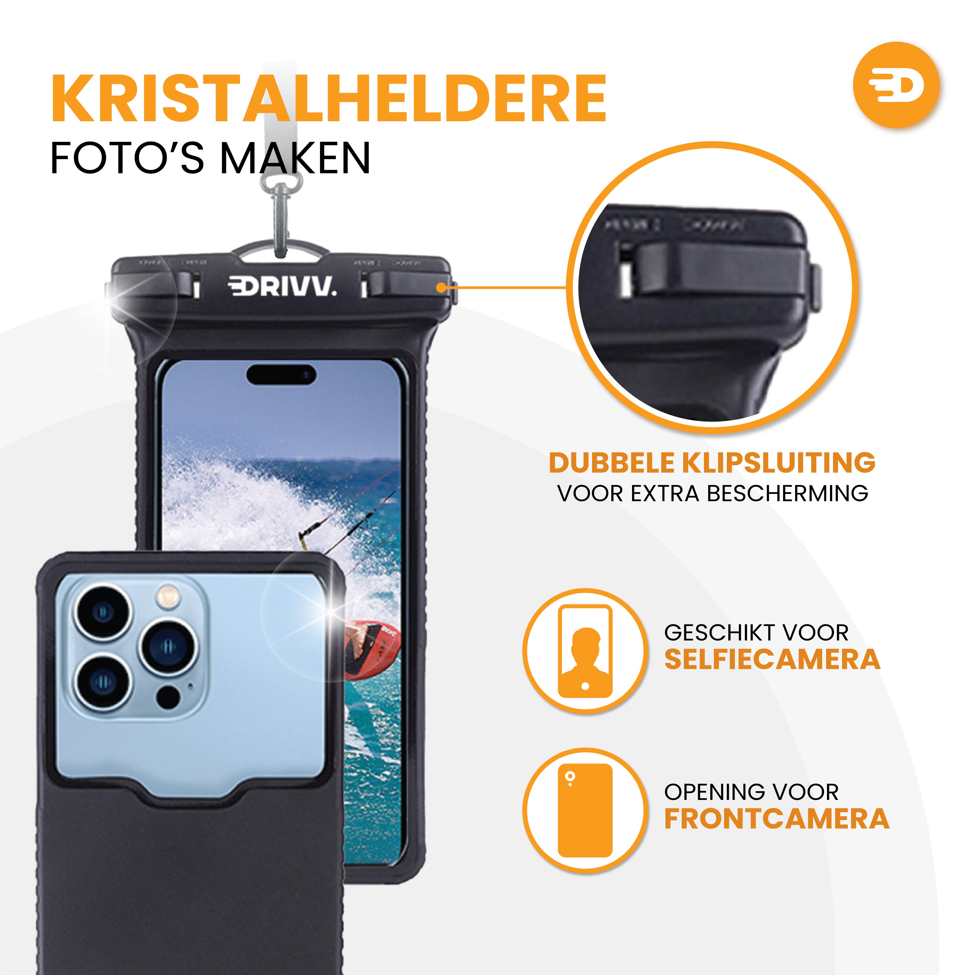 Waterdicht Telefoonhoesje - Hardshell