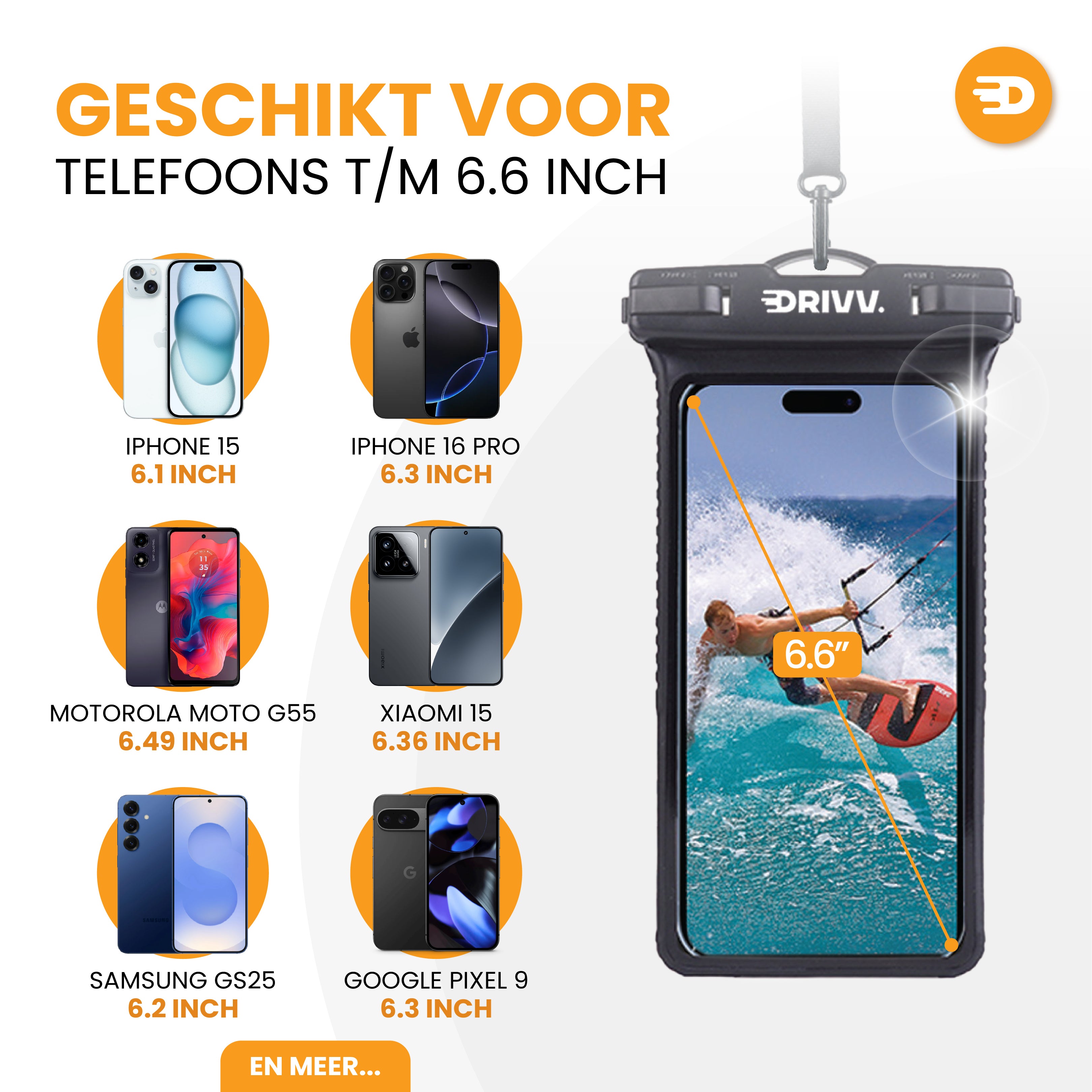 Waterdicht Telefoonhoesje - Hardshell