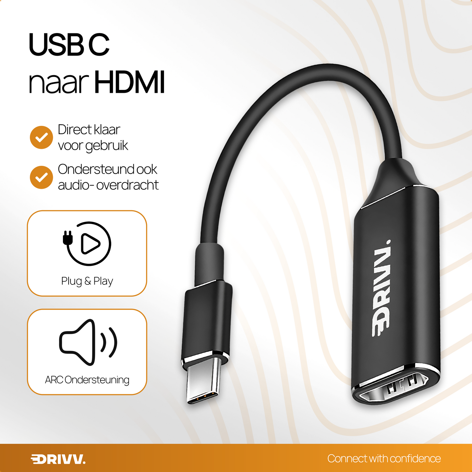 USB C naar HDMI Adapter - 4K 30Hz