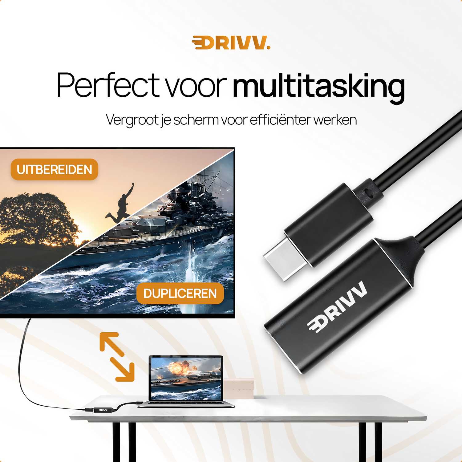 USB C naar HDMI Adapter - 4K 30Hz