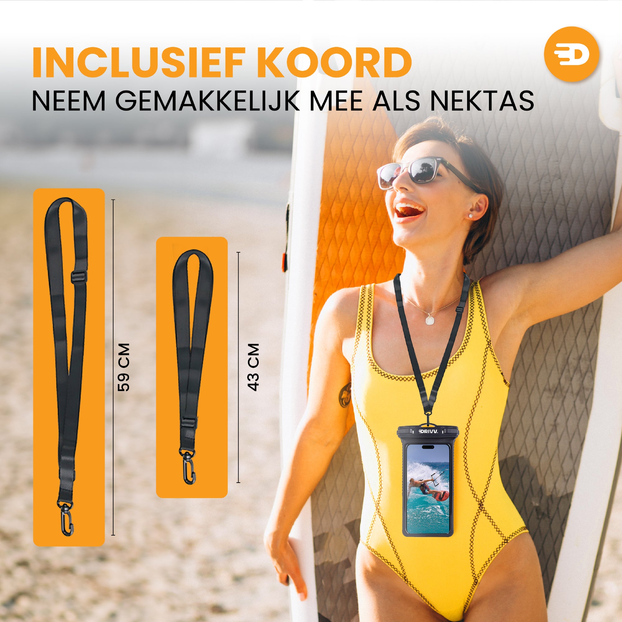 Waterdicht Telefoonhoesje - Hardshell