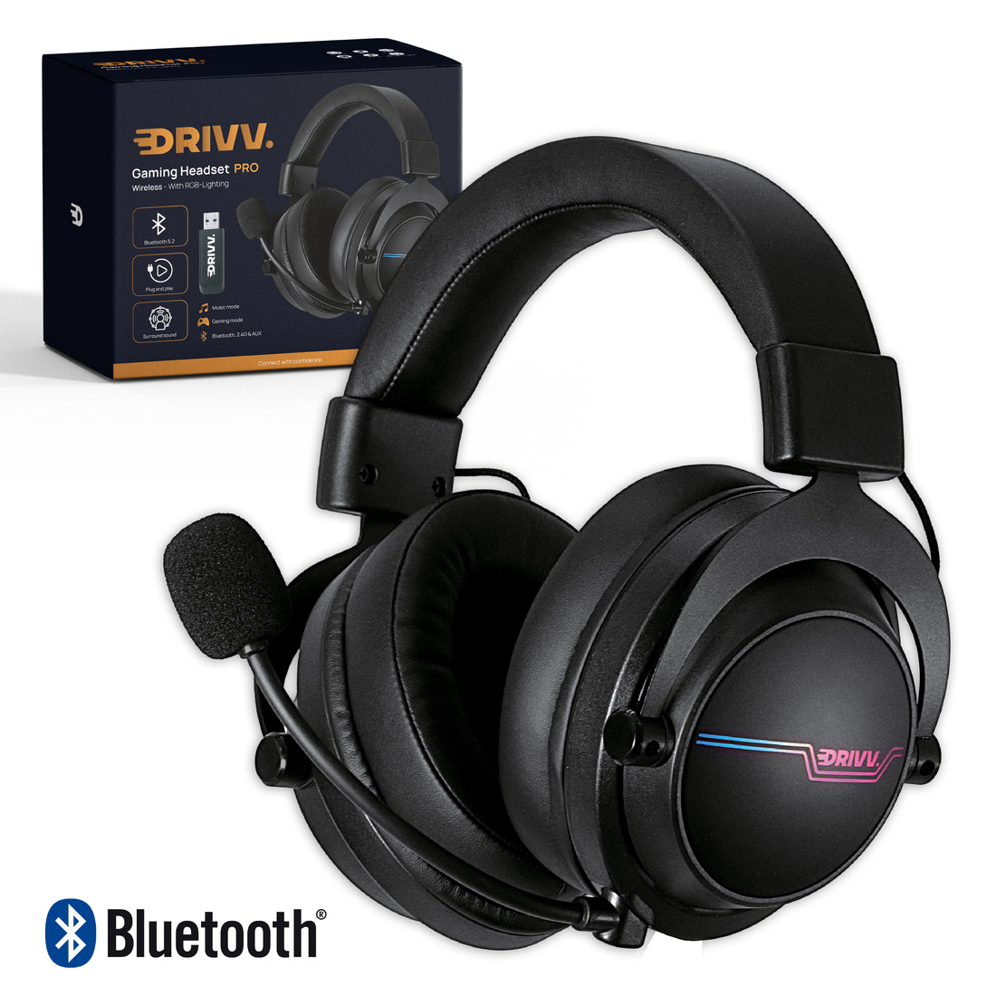 PRO Gaming Headset met Microfoon - Draadloos