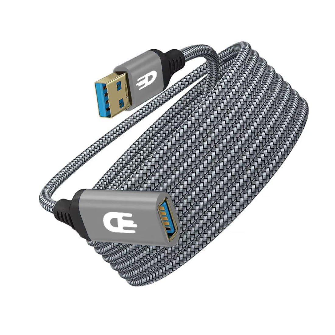 Premium USB 3.0 Verlengkabel - Grijs