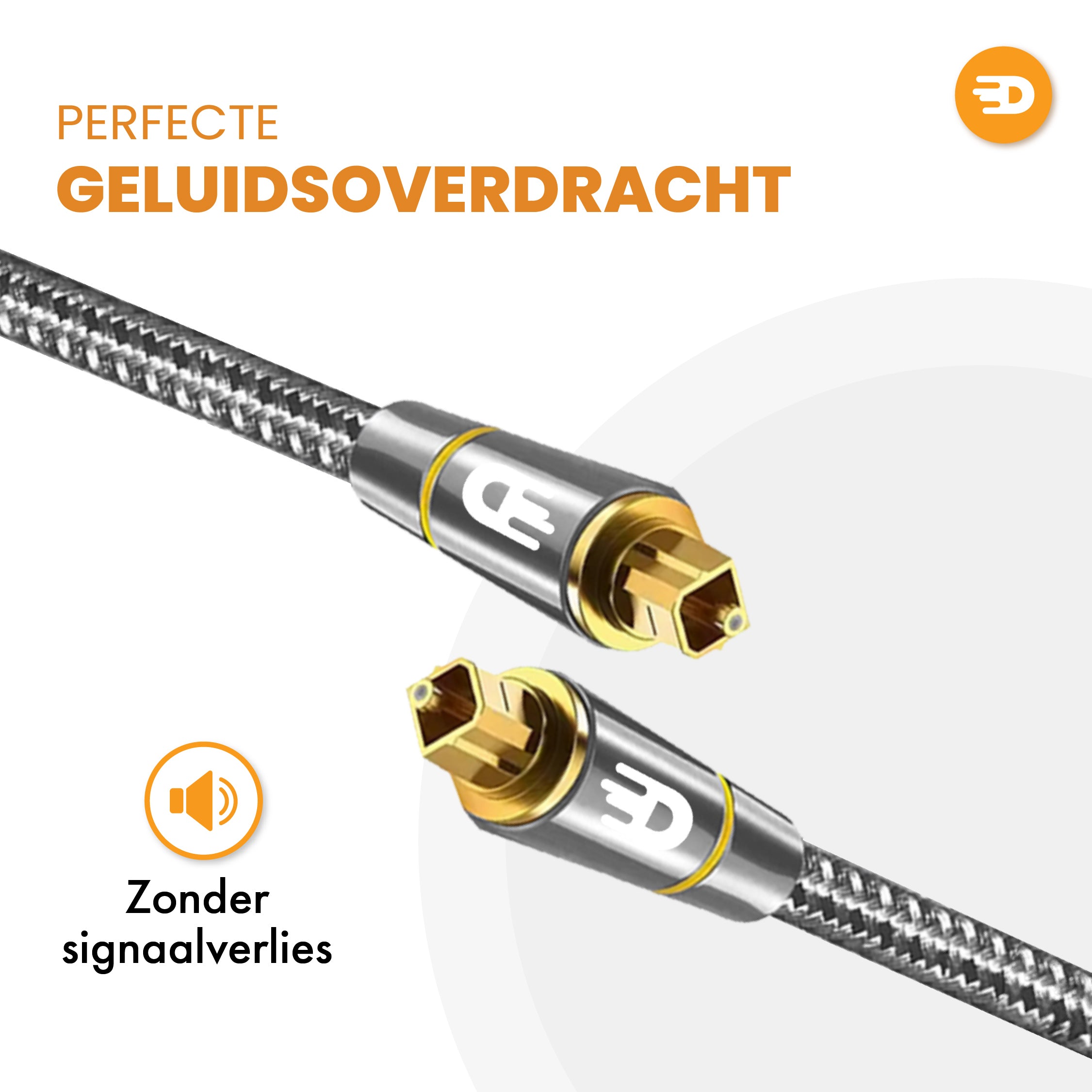 Premium Toslink Optische Kabel - Nylon