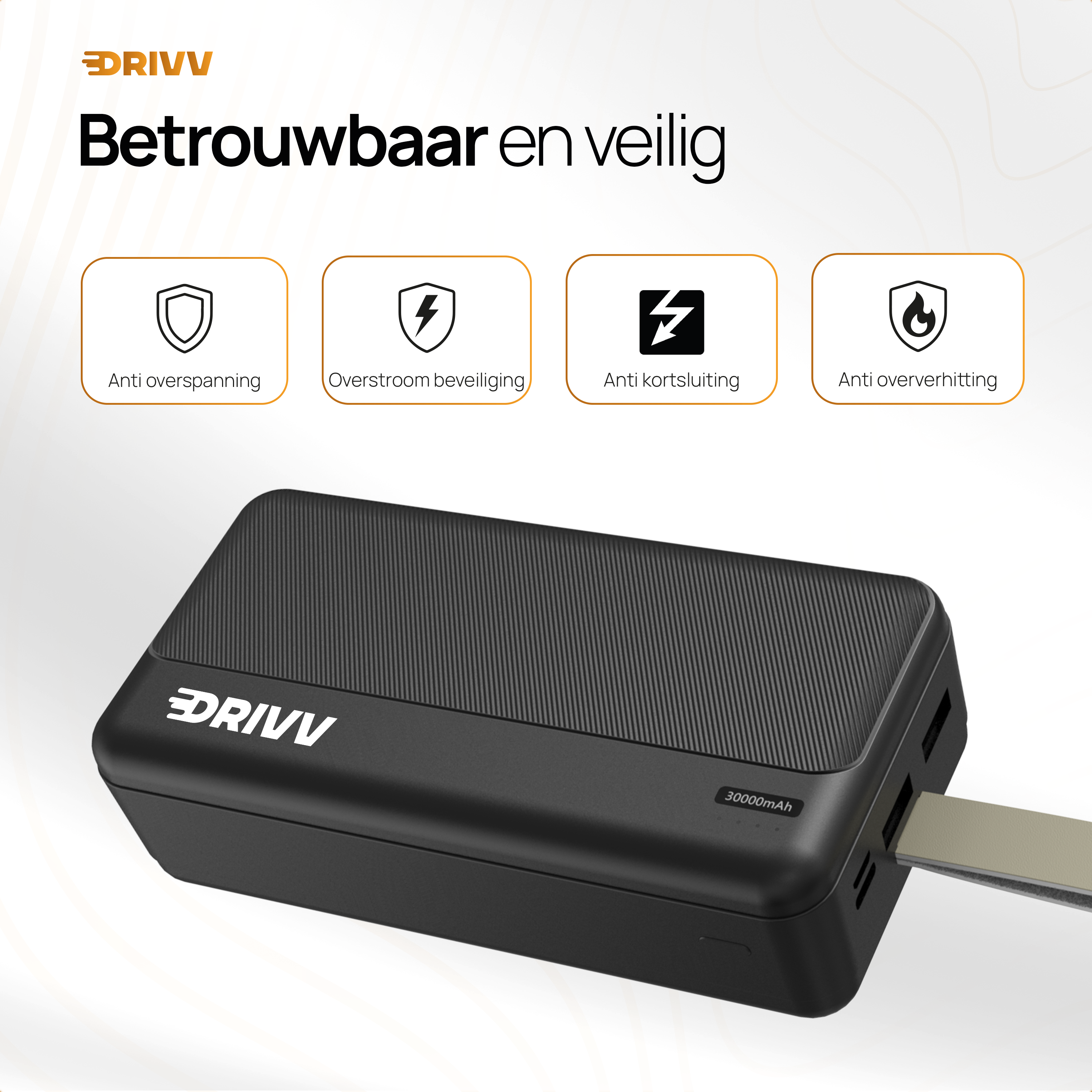 Powerbank 30.000 mAh - 22.5W Snellader