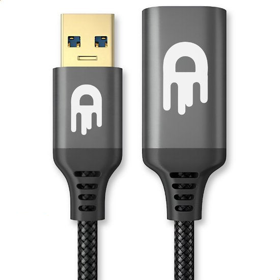 USB 3.0 Verlengkabel – 2 meter extra bereik voor gemak - 3 meter