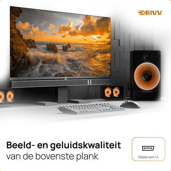 Displayport Kabel 1.4 - Oranje