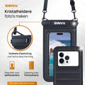 Waterdicht Telefoonhoesje – Blijft drijven en beschermt - Zwart - Extra Sponge 4
