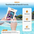 Waterdicht Telefoonhoesje – Blijft drijven en beschermt - Beige 2