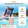 Waterdicht Telefoonhoesje – Blijft drijven en beschermt - Zwart - Extra Sponge 8