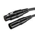 XLR Kabel 3 pin – Kraakhelder geluid zonder ruis - 2 meter 1