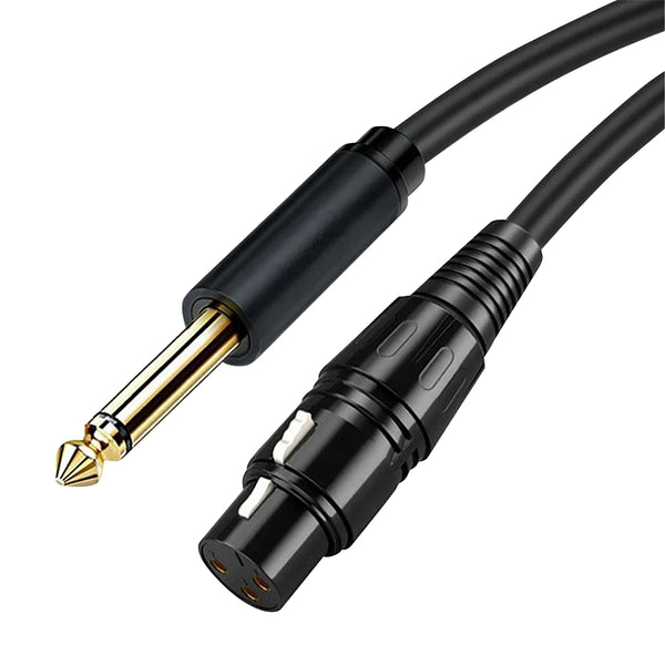 XLR Female naar 6.35 mm Jack Kabel – Helder geluid zonder ruis - 5 meter