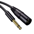 XLR naar 6,35 mm Jack Kabel – Betrouwbare audioverbinding 1