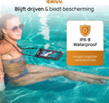 Waterdicht Telefoonhoesje – Blijft drijven en beschermt - Zwart 8