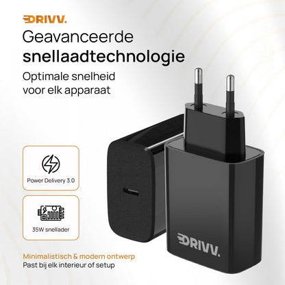 USB C Oplader 35W – Snelladen met Power Delivery