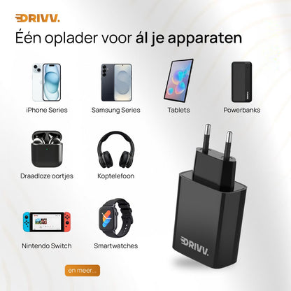 USB C Oplader 35W – Snelladen met Power Delivery