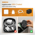Universele Wereldstekker 70W GaN – Met USB-C Kabel 12