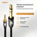 3,5 mm naar 6,35 mm Jack Kabel – Kraakhelder HiFi-geluid 6