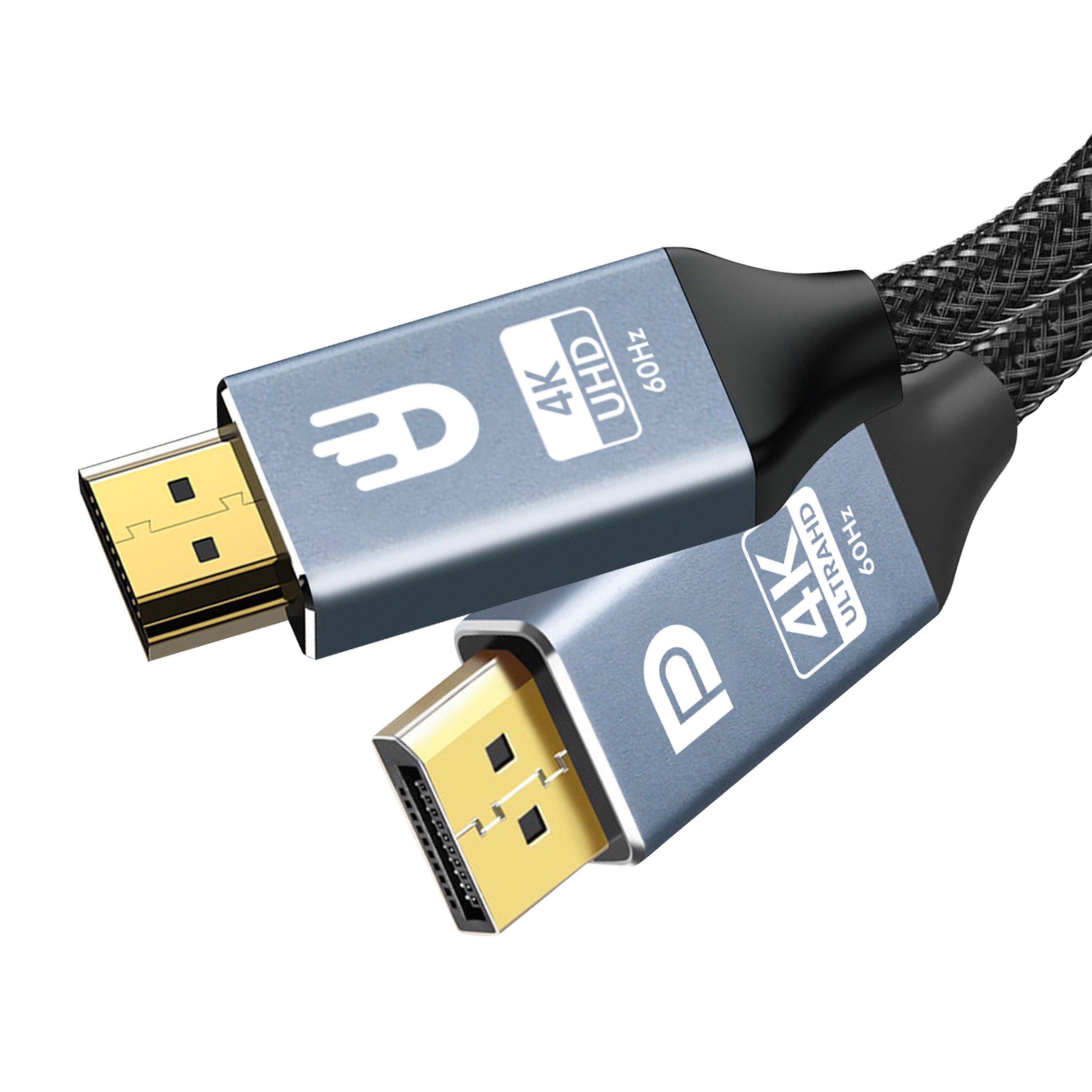 Premium Displayport naar HDMI Kabel - 4K 60Hz