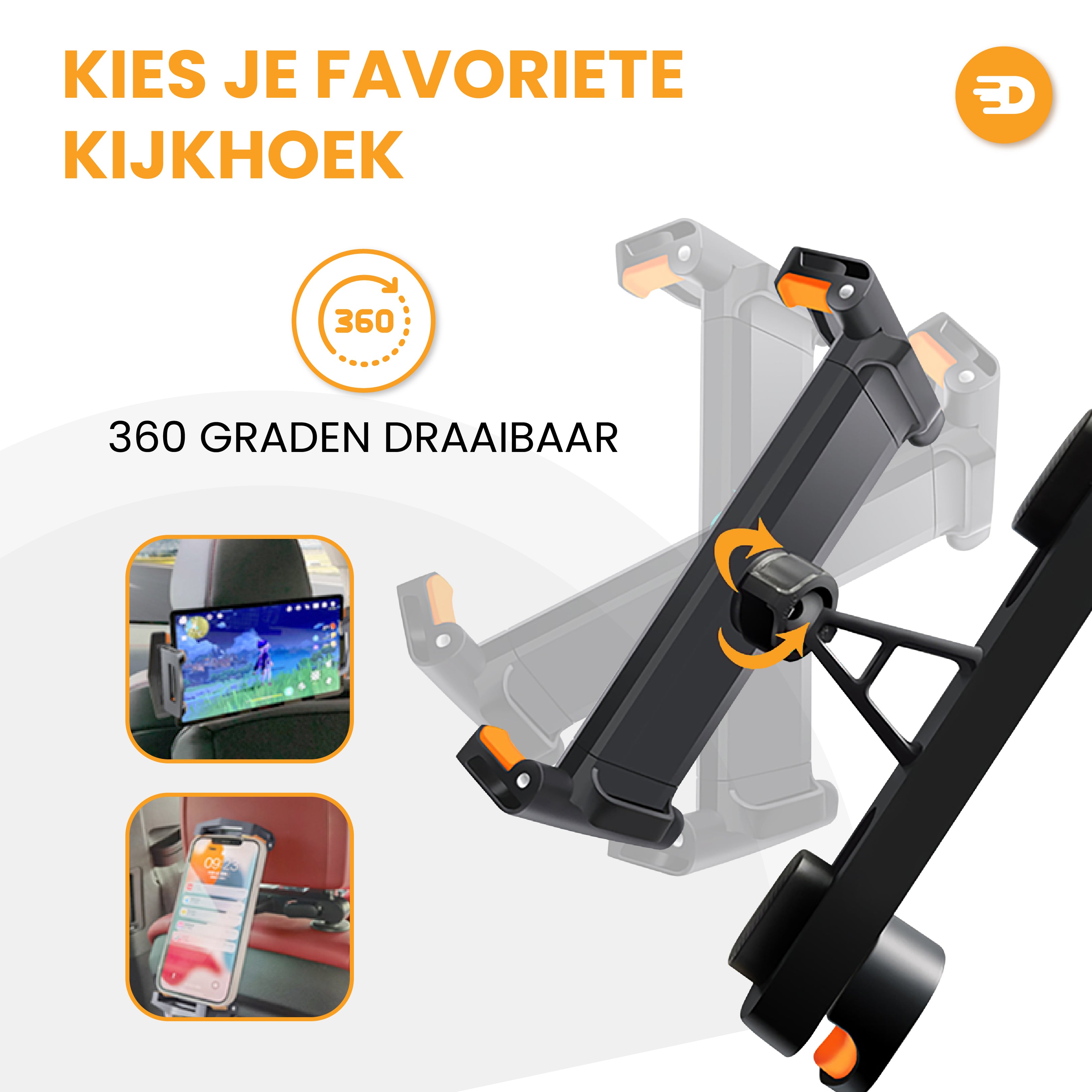 Luxe Tablet Houder Auto