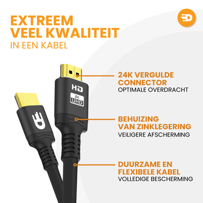 HDMI Kabel 2.1 - UHD 8K - 4K 12Hz - 3 meter