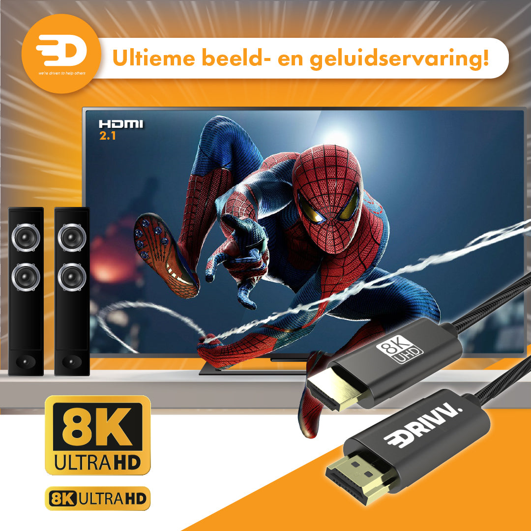 HDMI Kabel 2.1 - UHD 8K - 4K 120hz