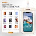 Waterdicht Telefoonhoesje 2 Pack – Bescherming voor wateractiviteiten - Beige 6
