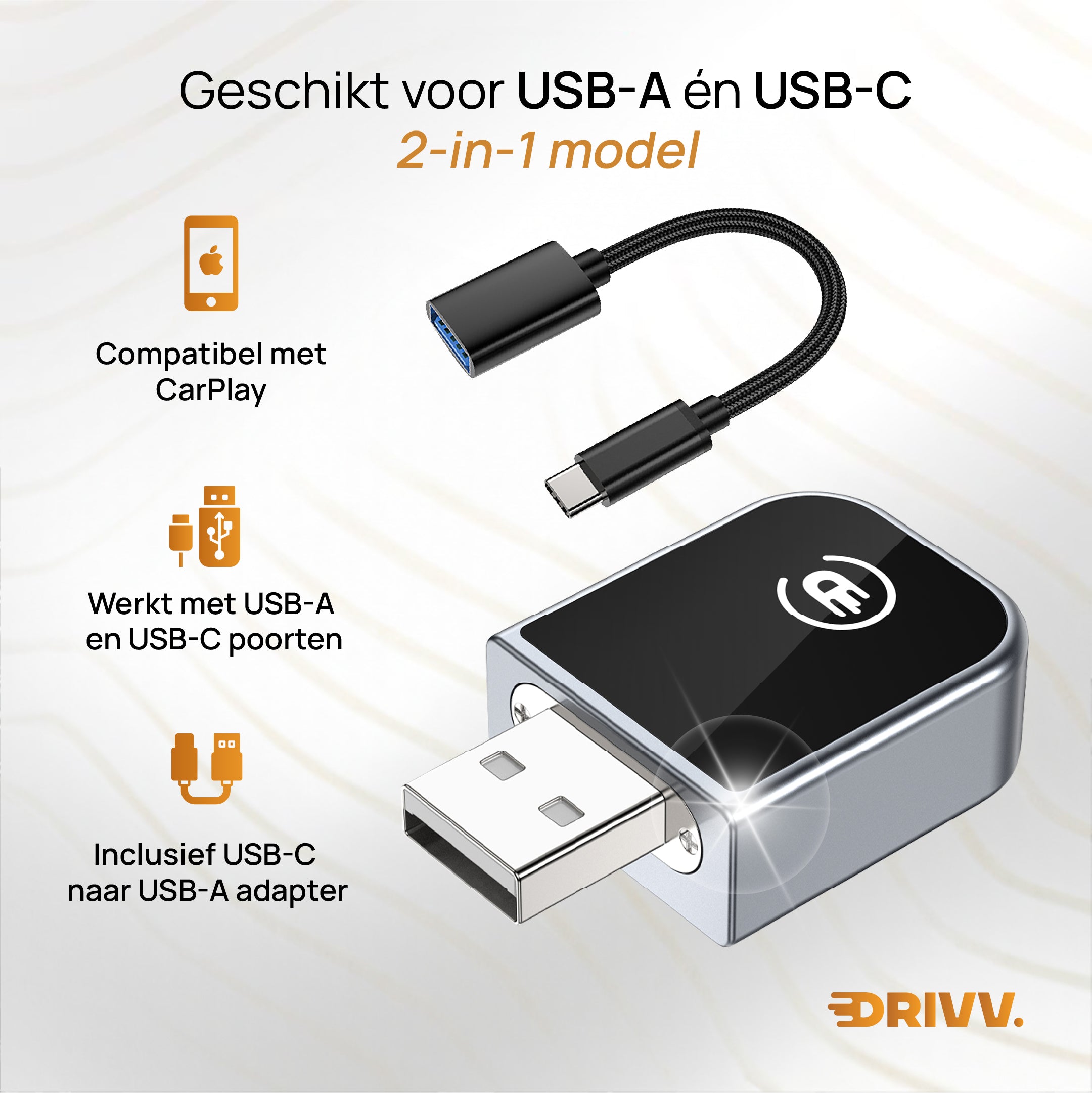 Draadloze CarPlay Dongle – Maak Apple CarPlay volledig draadloos