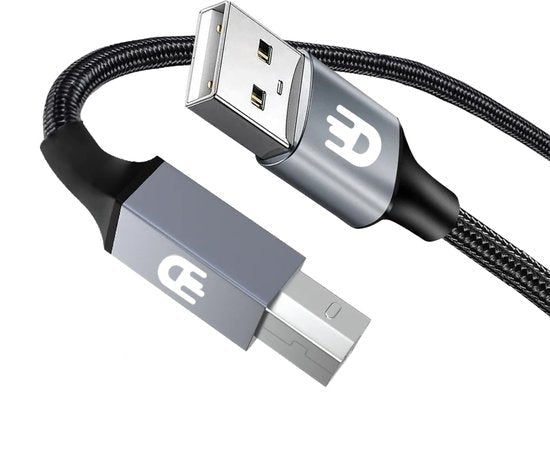 Printerkabel USB-A naar USB-B – Snel en eenvoudig printen - 5 meter