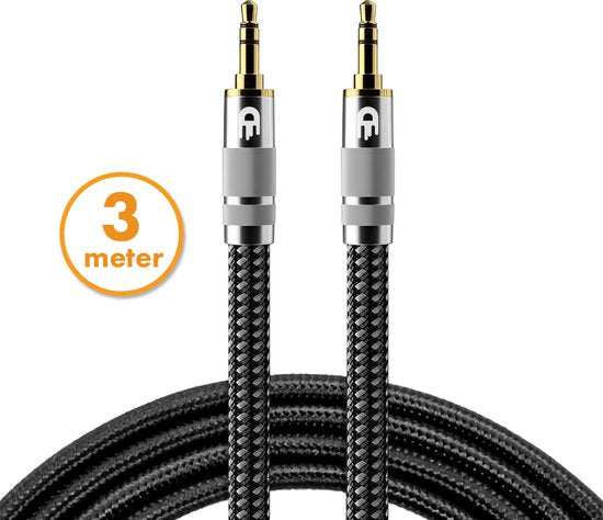 Premium AUX Kabel 3.5 mm - Zilver