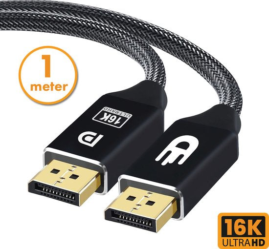 Premium DisplayPort Kabel 2.1 - 4K 240Hz - 8K 120Hz