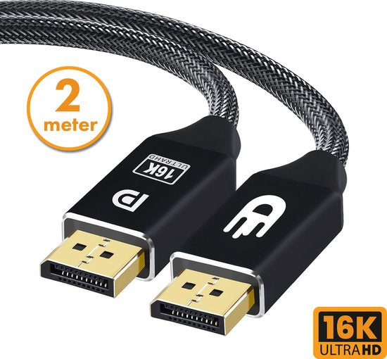 Premium DisplayPort Kabel 2.1 - 4K 240Hz - 8K 120Hz