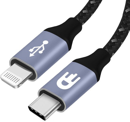 USB-C naar Lightning Kabel – Snellader voor iPhone en iPad - 3 meter