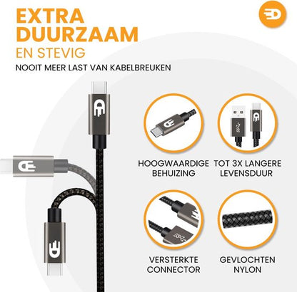 USB naar USB C Kabel - USB 3.0