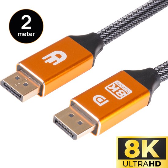 Premium Displayport Kabel 1.4 - 4K 144Hz - 8K 60Hz