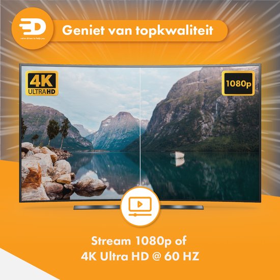 DisplayPort naar HDMI Adapter - 4K 30Hz