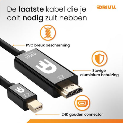 Premium Mini DisplayPort naar HDMI Kabel