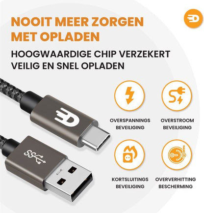 USB naar USB C Kabel - USB 3.0