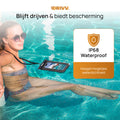 Waterdicht Telefoonhoesje – Blijft drijven en beschermt - Zwart - 6.5 inch 6