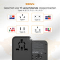 Universele Wereldstekker 70W GaN – Met USB-C Kabel 3