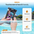 Waterdicht Telefoonhoesje – Blijft drijven en beschermt - Zwart - 6.5 inch 2