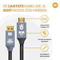 DisplayPort naar HDMI Kabel – Eenvoudige verbinding met 4K 4