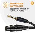 XLR Female naar 6.35 mm Jack Kabel – Helder geluid zonder ruis - 3 meter 7