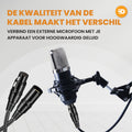 XLR Kabel 3 pin – Kraakhelder geluid zonder ruis - 1 meter 8
